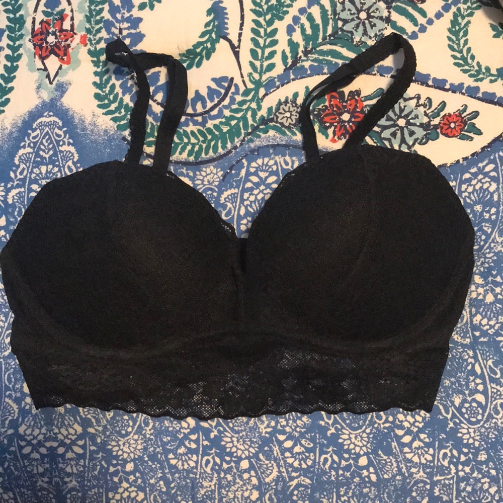 Victoria Secret PINK padded lace bralette